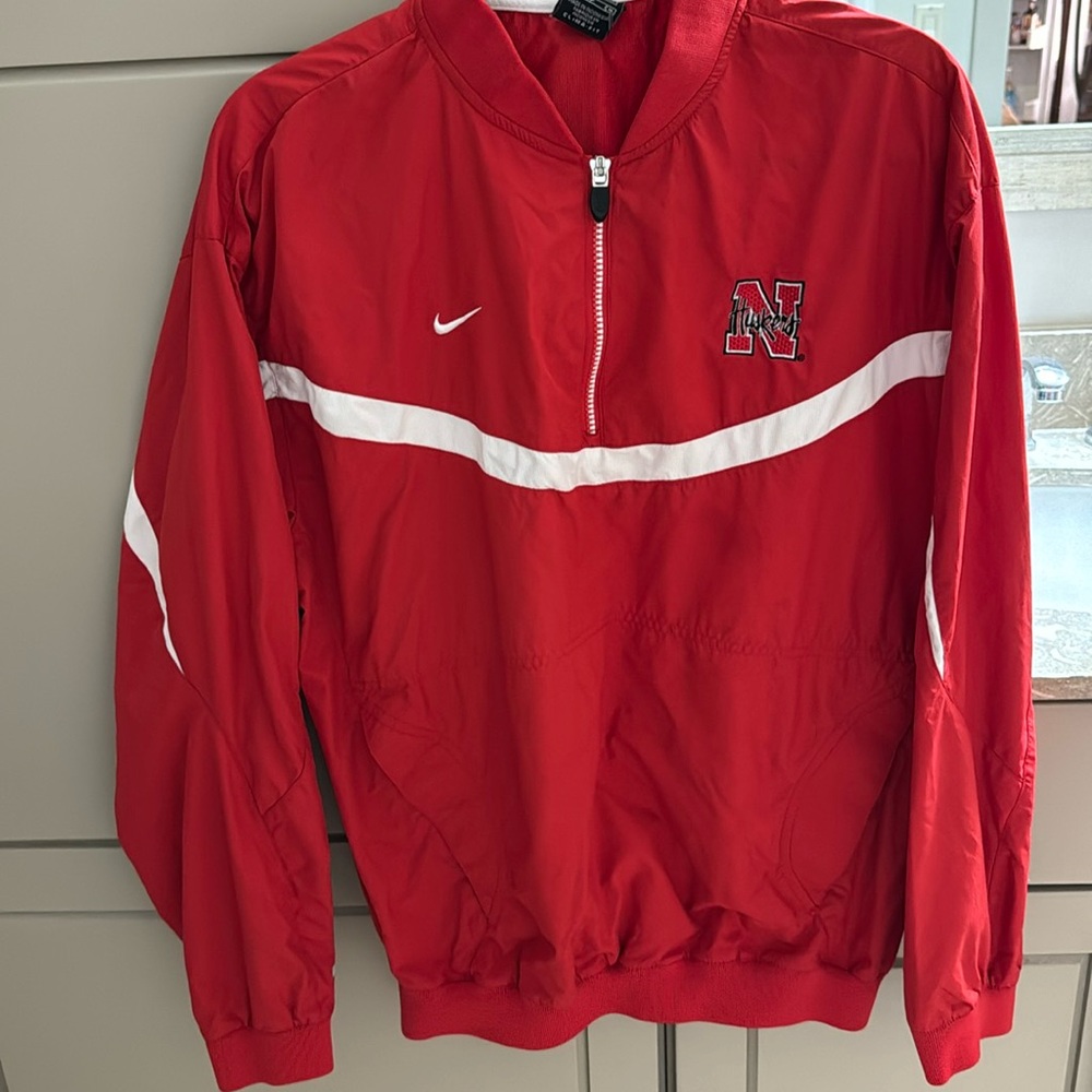 Vintage Nebraska Huskers windbreaker